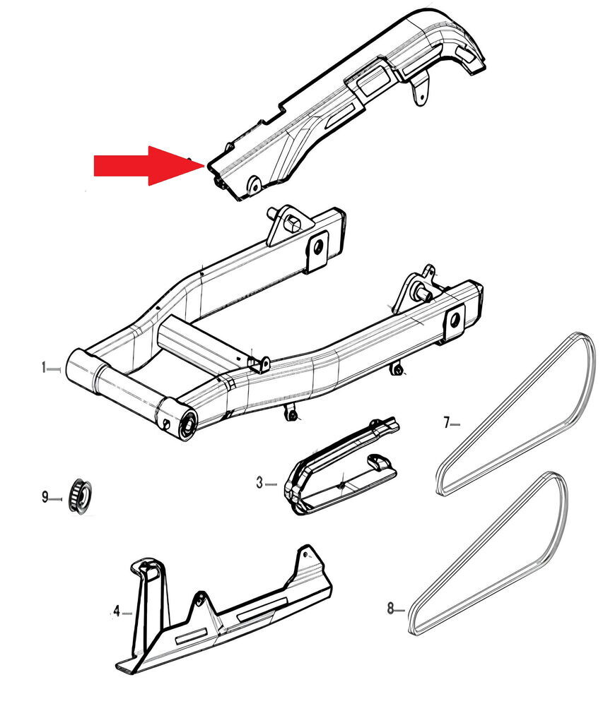 DY 250 Zincir Muhafaza Üst