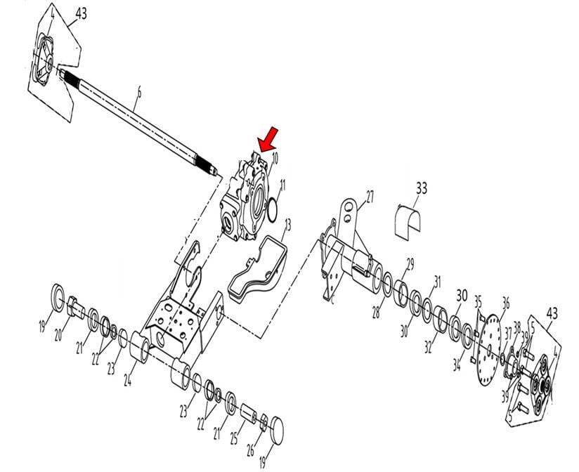 F320 Arka Difransiyel