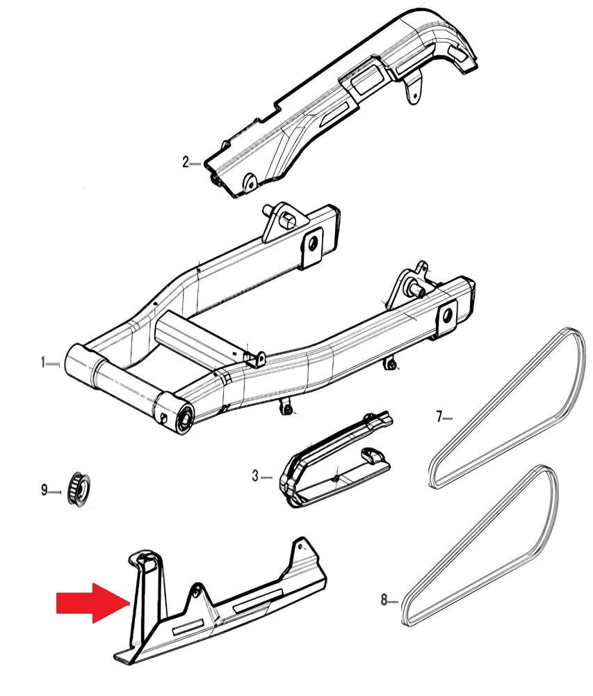 DY 250 Zincir Muhafaza Alt