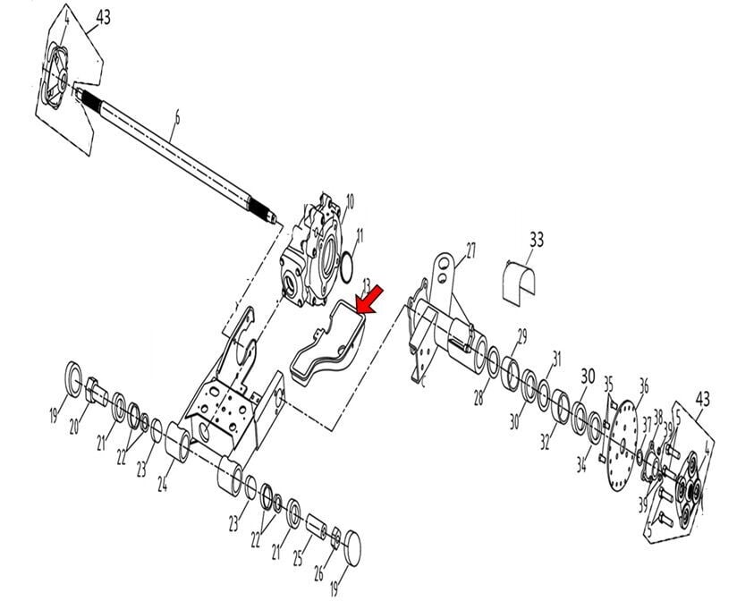 F320 Arka Difransiyel Kapağı