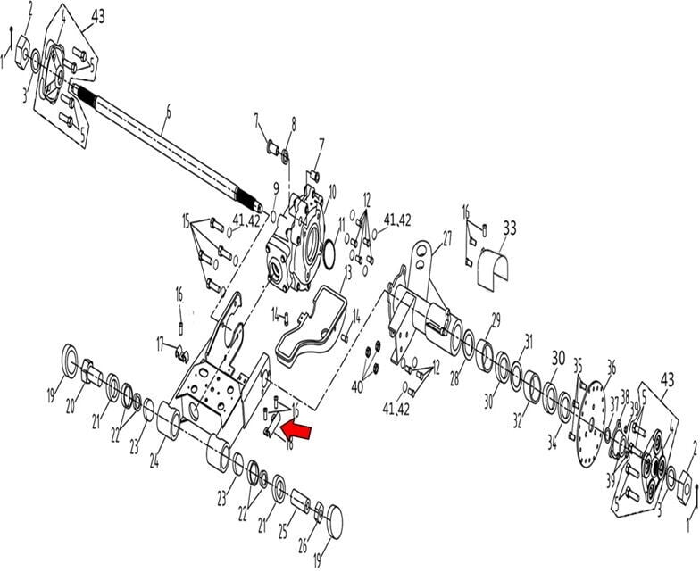 F320 Arka Fren Tel Tutucu Büyük