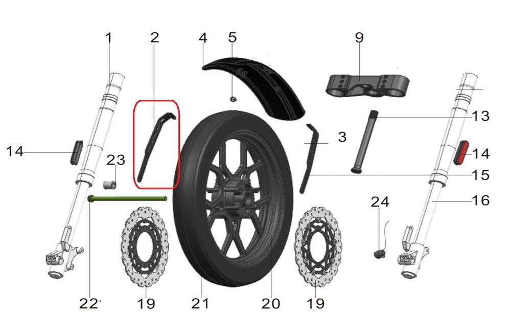Pılder 250 Ön Çamurluk Bağlantı Sacı Takım