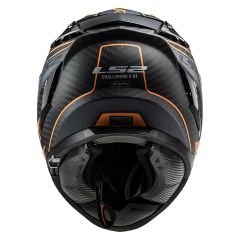LS2 CHALLENGER C KARBON GRID MAT KARBON-TURUNCU KASK