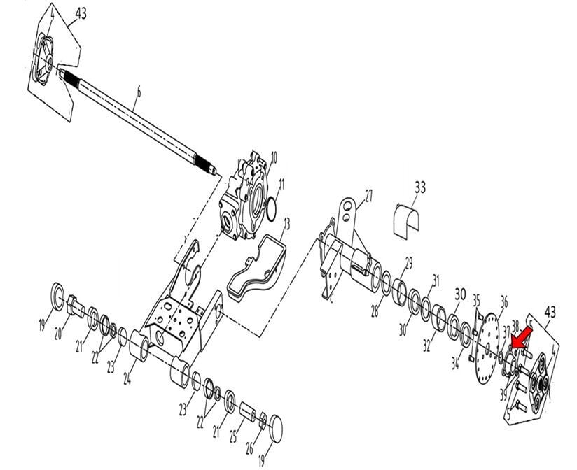 F320 Arka Fren Disk Tutucu