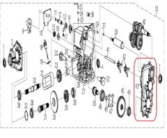 F320 Şanzıman Sol Blok