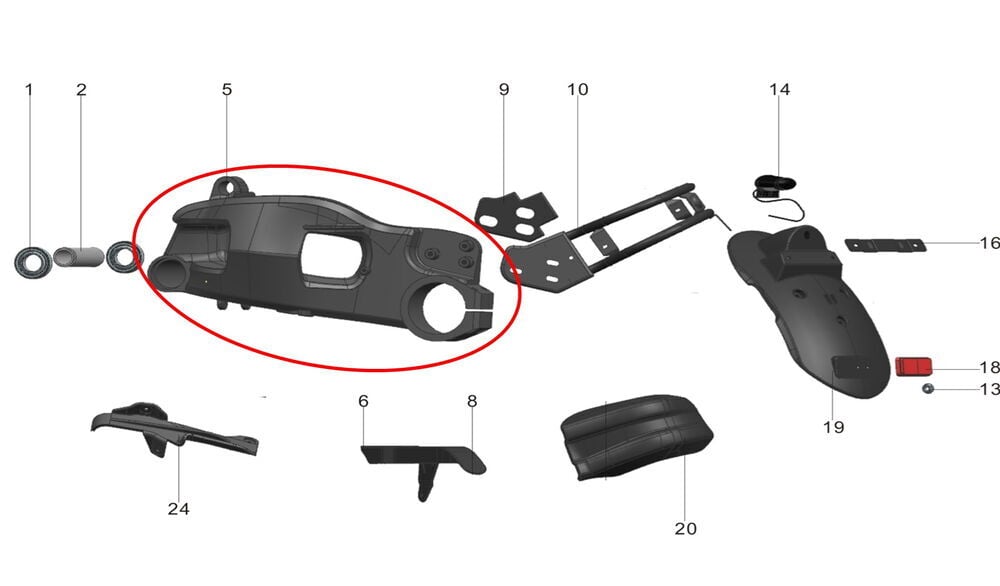 Pılder 250 Arka Maşa