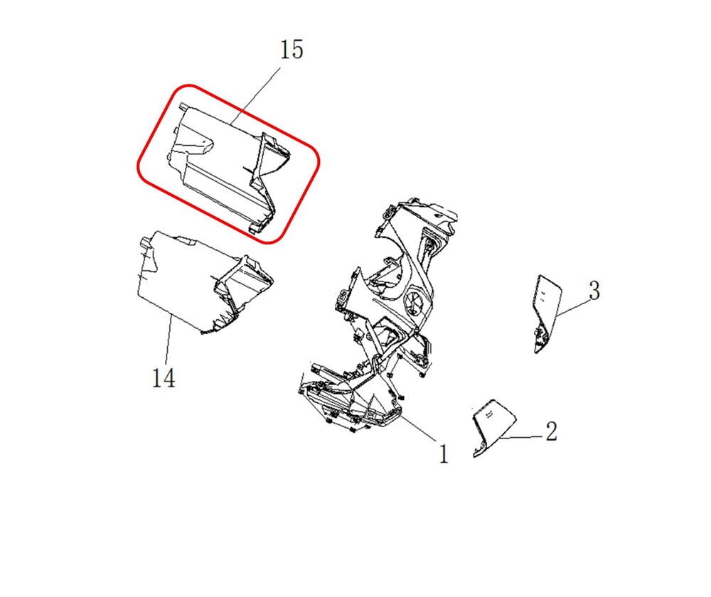 Xsuv 125 Torpido Cep Sağ