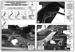 KAPPA KLXR208 HONDA CBF 1000 - ST (10-14) YAN ÇANTA TAŞIYICI
