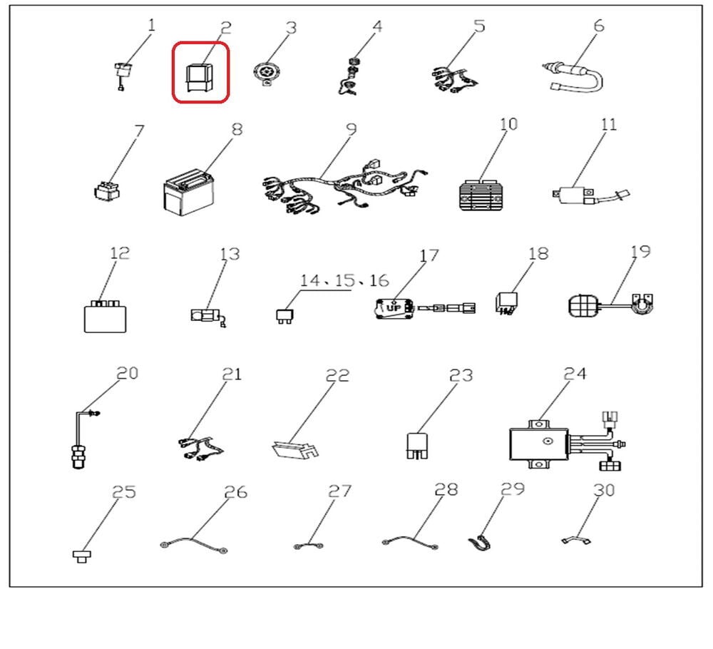 F320 Elektrik Rolesi