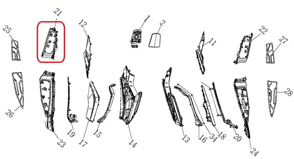 Xsuv 125 Ayak Basamak Sol Üst