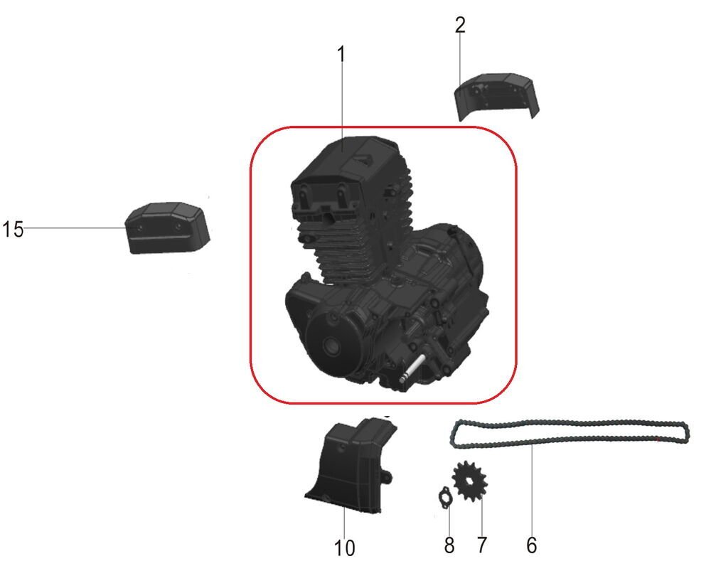 Daytona 400 Komple Motor