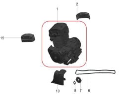 Daytona 400 Komple Motor