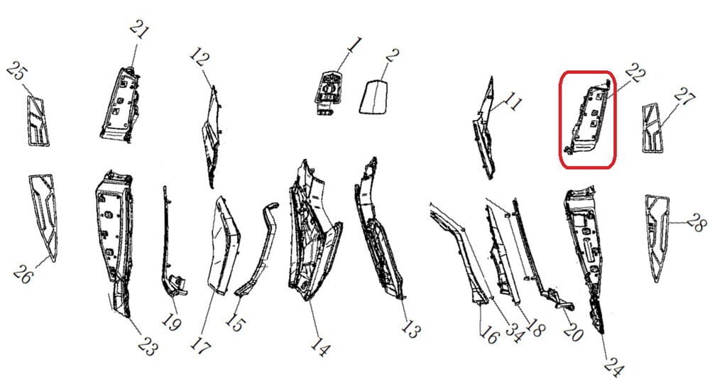 Xsuv 125 Ayak Basamak Sağ Üst