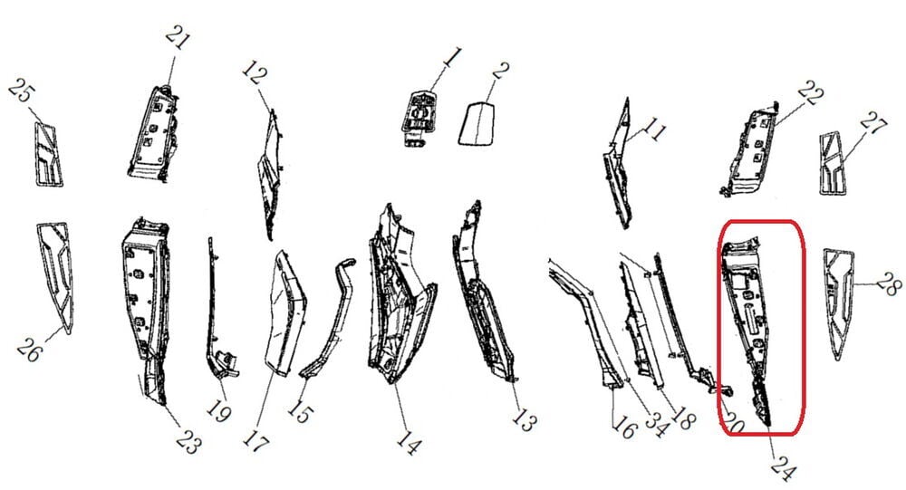 Xsuv 125 Ayak Basamak Sağ Alt