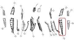 Xsuv 125 Ayak Basamak Sağ Alt