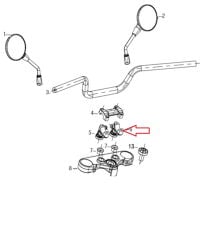 DY 250 Gidon Sabitleme Alt Sağ