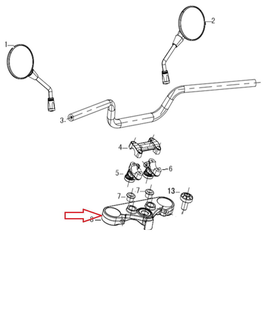 DY 250 Ön Üst Mesnet