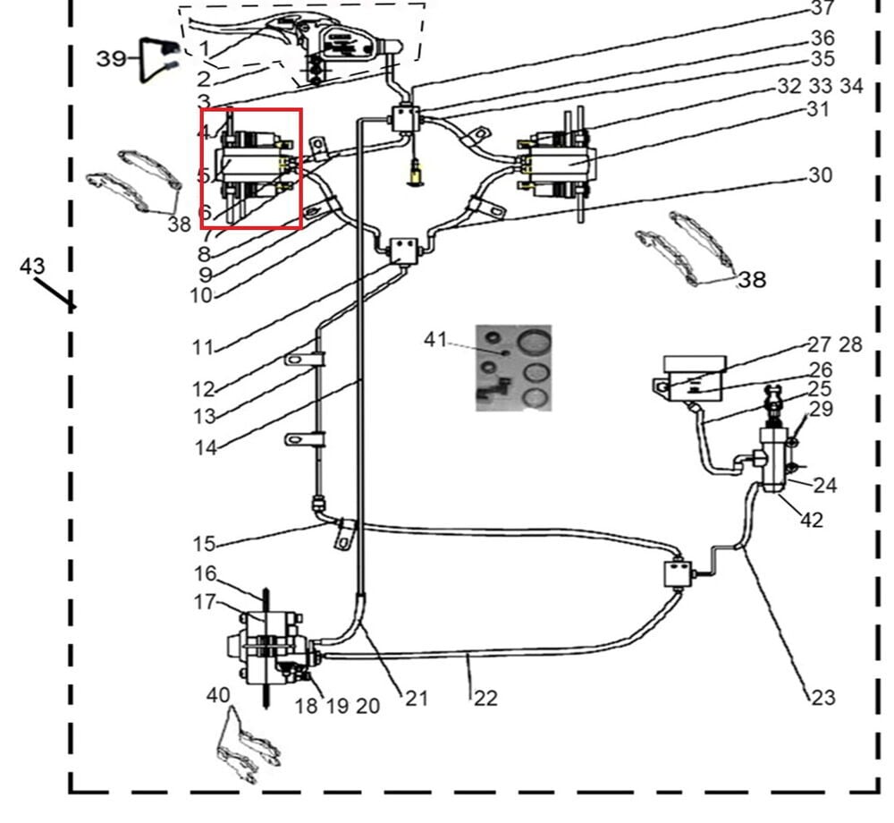 F320 Ön Fren Alt Merkez