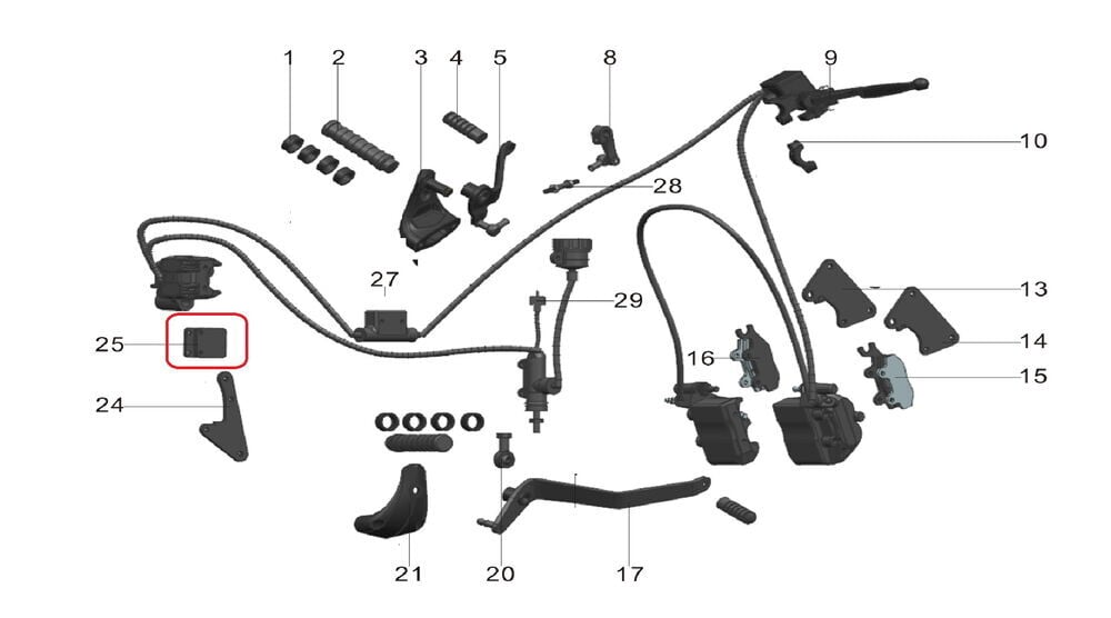 Pılder 250 Arka Fren Balatası