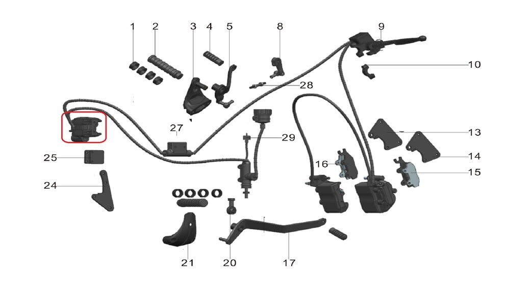 Pılder 250 Arka Fren Merkezi