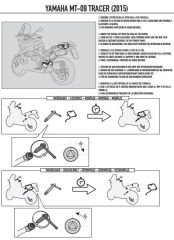 KAPPA KLR2122 YAMAHA TRACER 900 (15-17) YAN ÇANTA TAŞIYICI