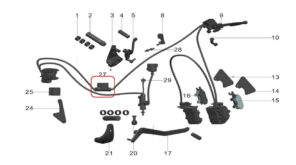 Pılder 250 Fren Hidrolik Dağıtıcı