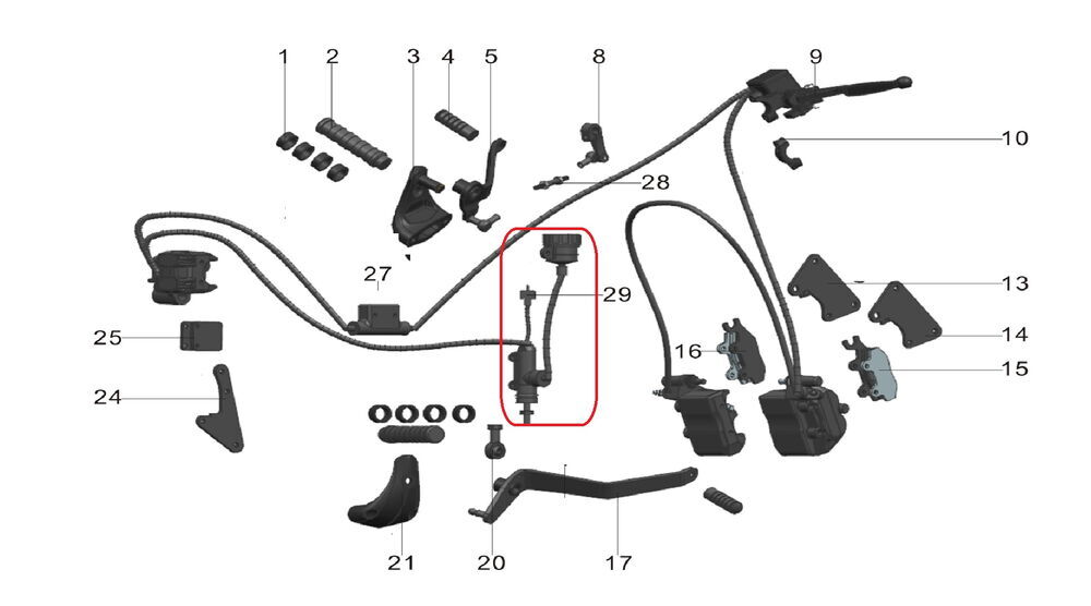 Pılder 250 Arka Fren Hidrolik Pompası