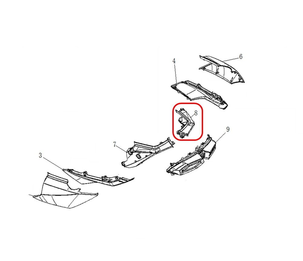 Xsuv 125 Stop Çerçeve Sağ