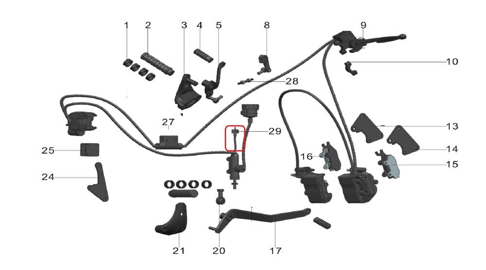 Pılder 250 Arka Fren Müşürü