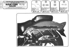 KAPPA TK251 SUZUKI VZ 800 MARAUDER (97-02) YAN KUMAŞ ÇANTA TAŞIYICI