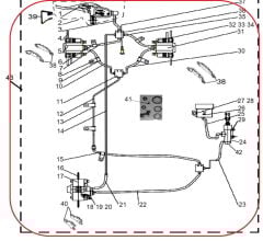 F320 Fren Mekanizması Komple