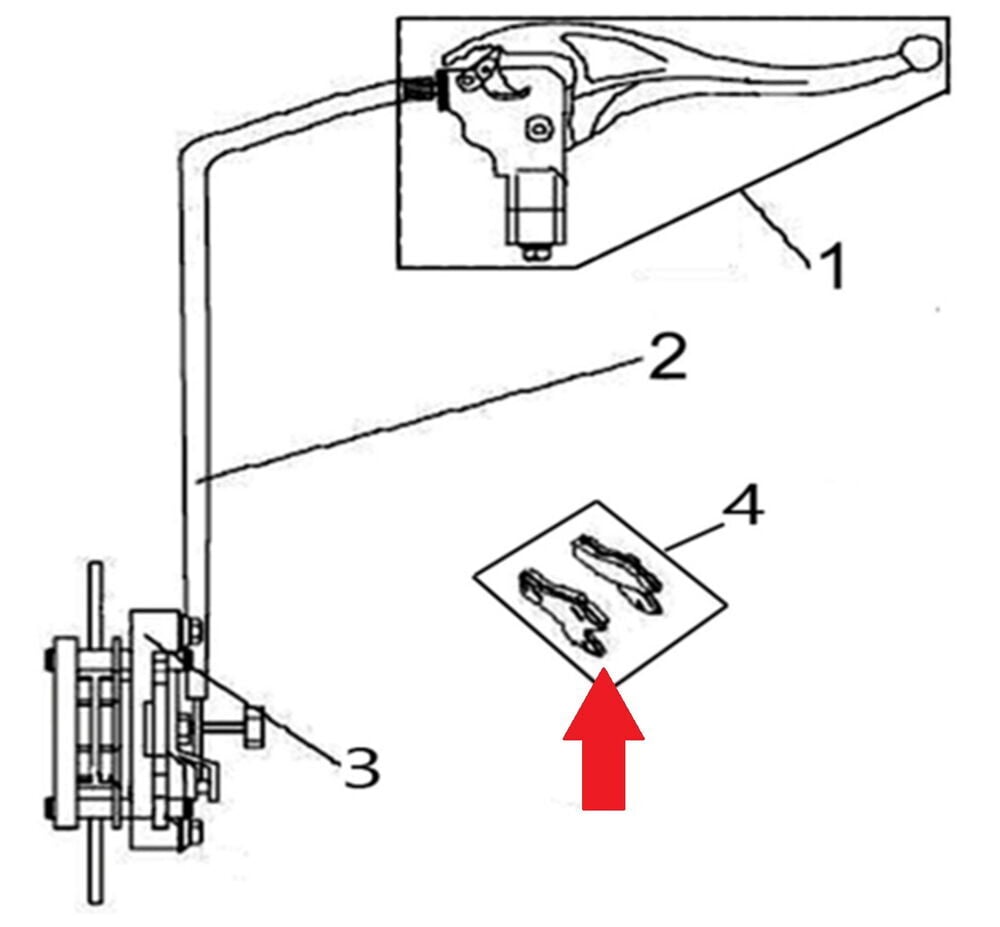 F320 Arka Orta Fren Balatası