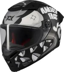 AXXIS FENİX / Angry Face Mat Siyah Gri