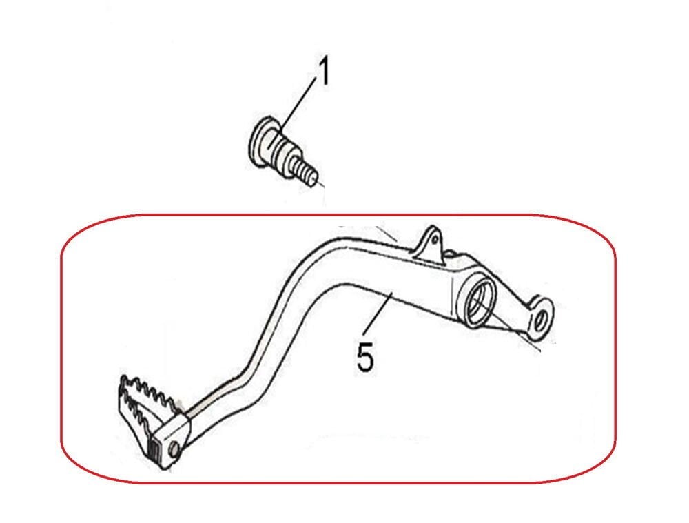 F320 Ayak Fren Pedalı