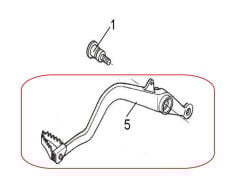 F320 Ayak Fren Pedalı