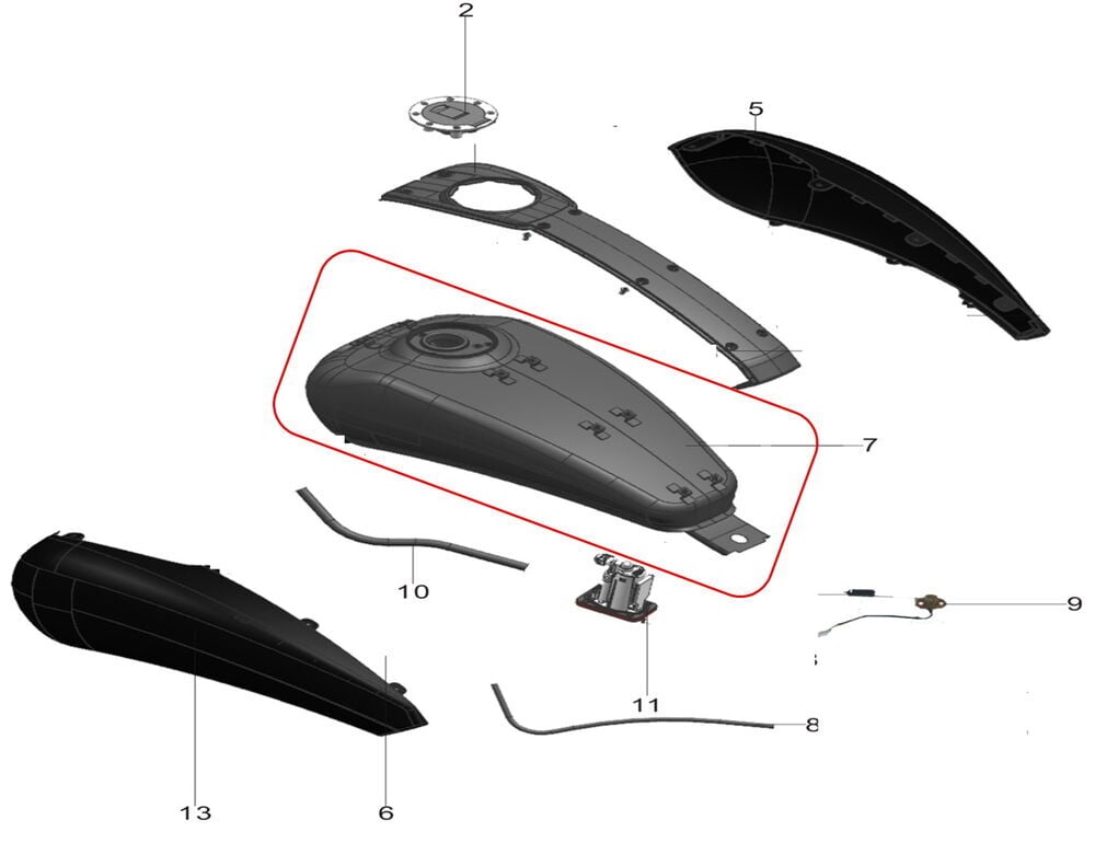 Pılder 250 Benzin Deposu