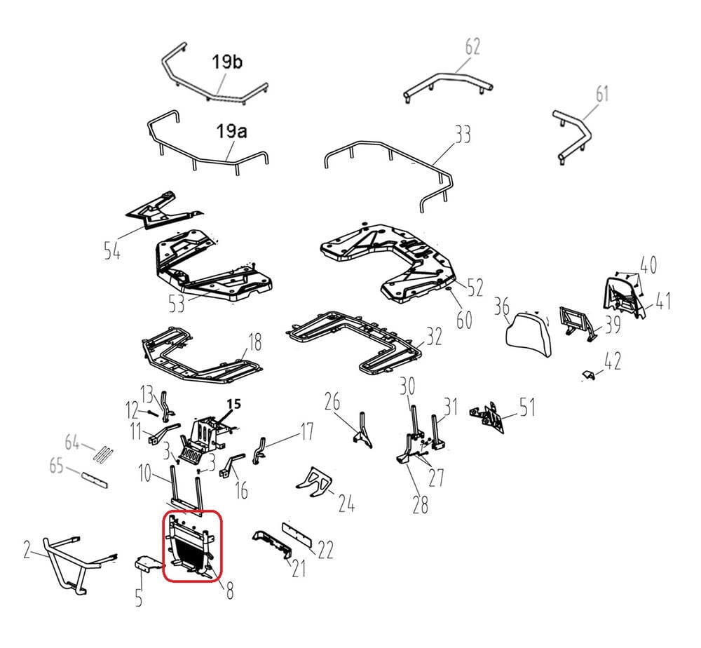 F320 Ön Tampon Alt Baglantı Demiri