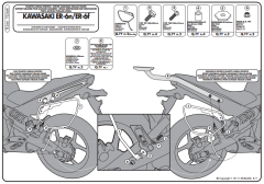 GIVI TE266 KAWASAKI ER-6N - ER-6F (09-11) YAN KUMAŞ ÇANTA TAŞIYICI