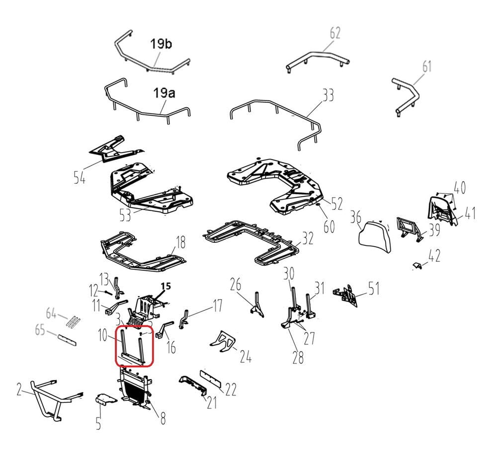 F320 Ön Tampon U Demir