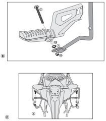 GIVI TE4114 KAWASAKI VERSYS 650 (15-21) YAN KUMAŞ ÇANTA TAŞIYICI
