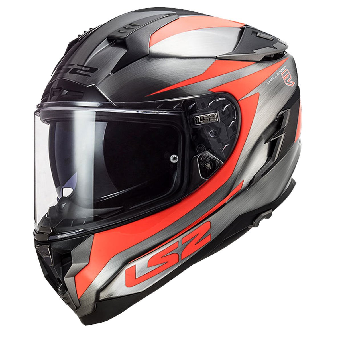 LS2 CHALLENGER CANNON JEANS-TURUNCU KASK
