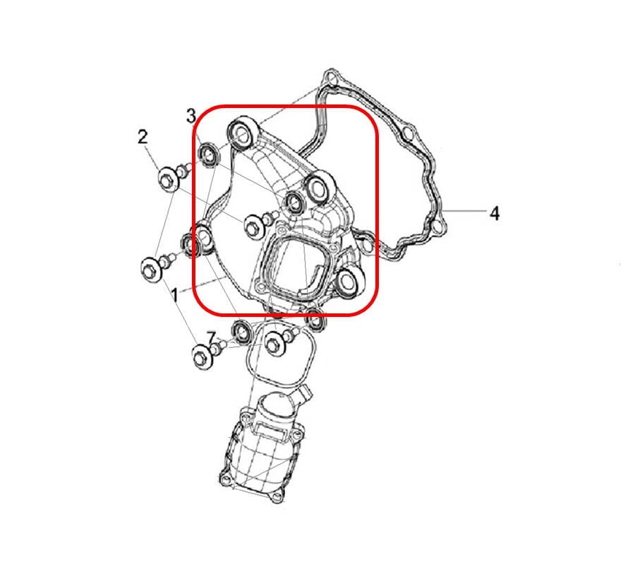 Xsuv 125 Külbütör Kapağı