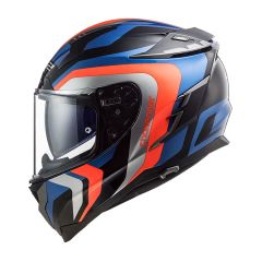 LS2 CHALLENGER GALACTIC MAVİ-TURUNCU KASK