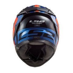 LS2 CHALLENGER GALACTIC MAVİ-TURUNCU KASK