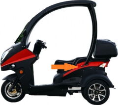 K1 Arka Yan Granaj Sol Kırmızı