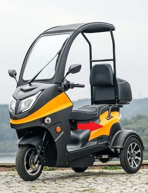 K1 Arka Yan Granaj Sol Turuncu