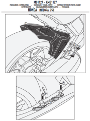 GIVI MG1127 HONDA INTEGRA 750 (14-20) ZİNCİR MUHAFAZA VE ÇAMURLUK