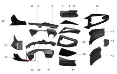 Pılder 250 Ön Yan Kapak Granajı Sağ