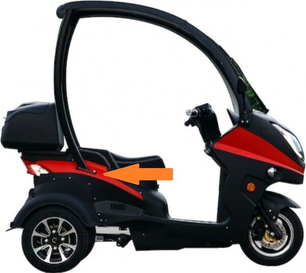 K1 Arka Yan Granaj Sağ Kırmızı