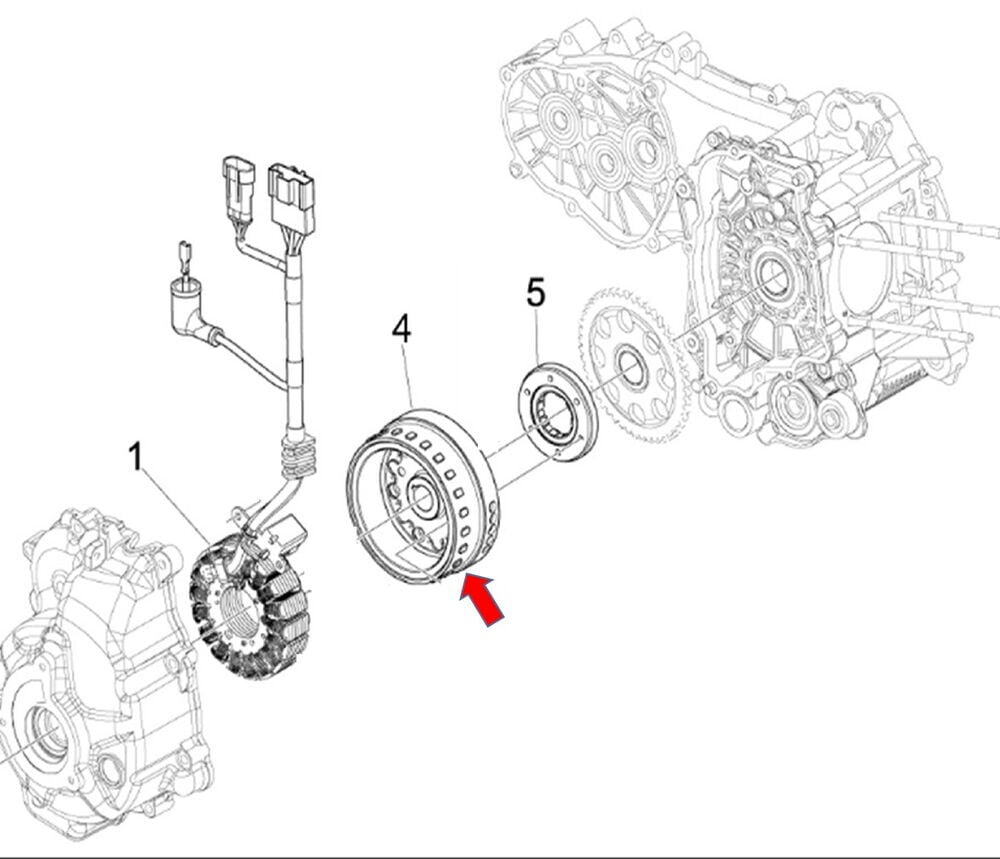 Xsuv 125 Manyeto Rotor